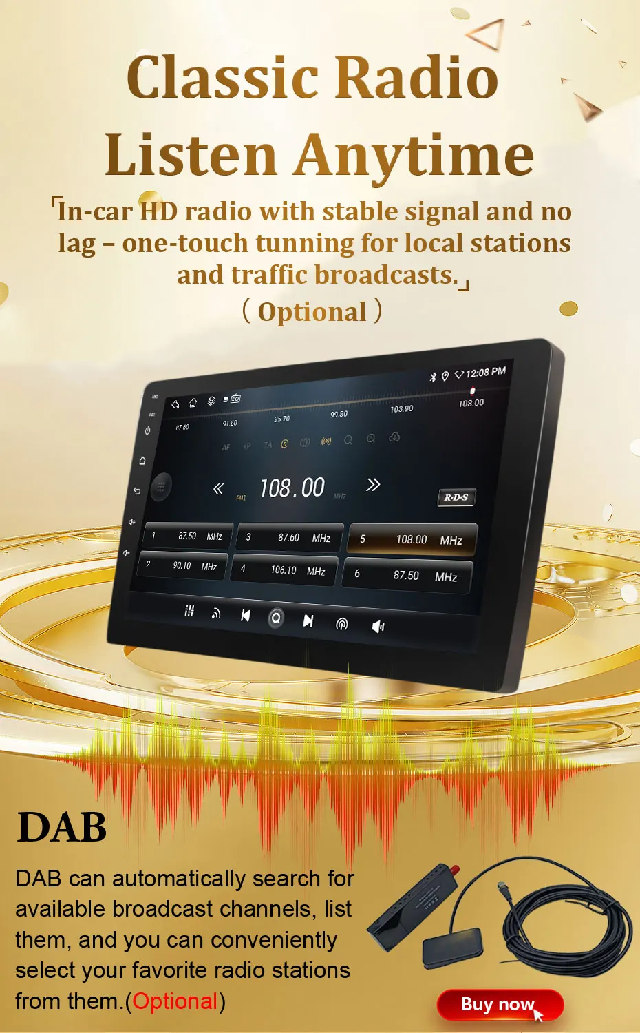 Kabelloses CarPlay Android 16 Auto-Radio mit geteiltem Bildschirm für Ford Ka 2008 - 2014 GPS-Navigation DSP Video BT 4G Head Unit WIFI – Detail 14