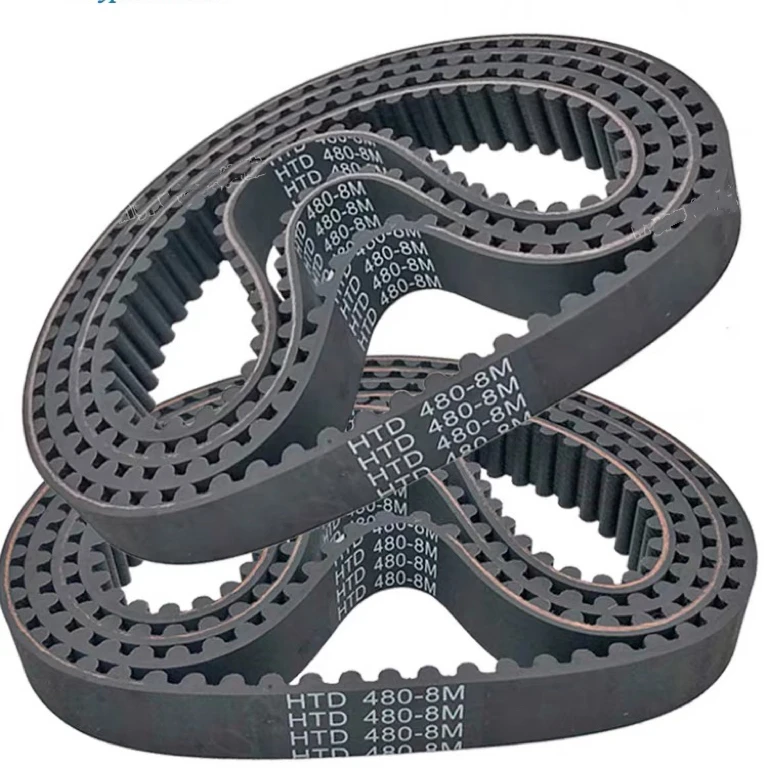HTD8M أحزمة مطاطية بحلقة مغلقة عرض الحزام المتزامن 10/15/20/25 مللي متر HTD 8M-600/608/616/624/632/640/656/672/680/688