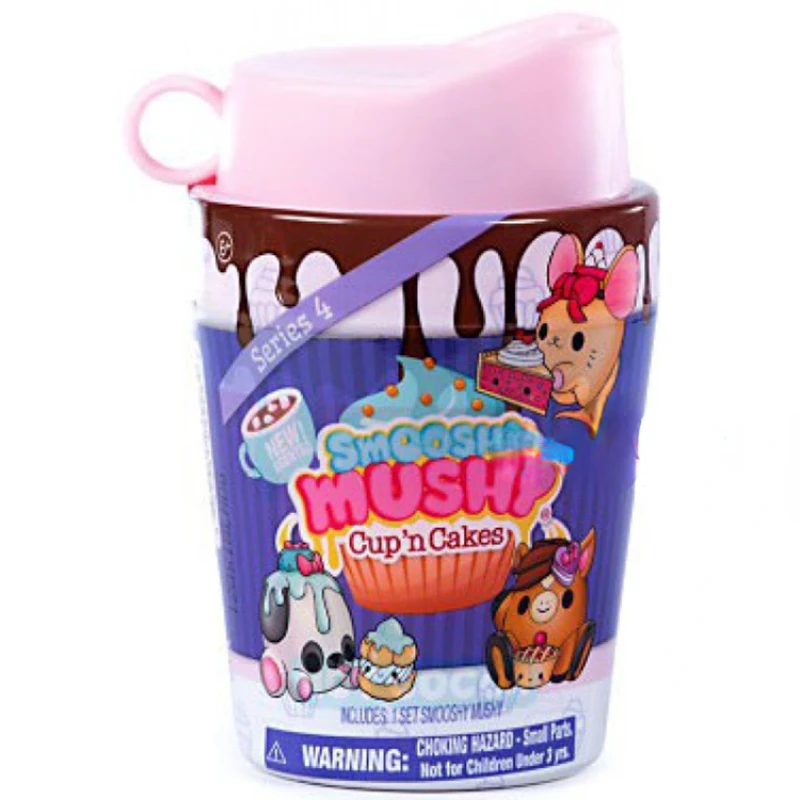 Original Smooshy Mooshy Creamery Cute Fragrant Ice Cream Ice Cream Cup Dolls Accessories Girls Play House Toys Holiday Gifts