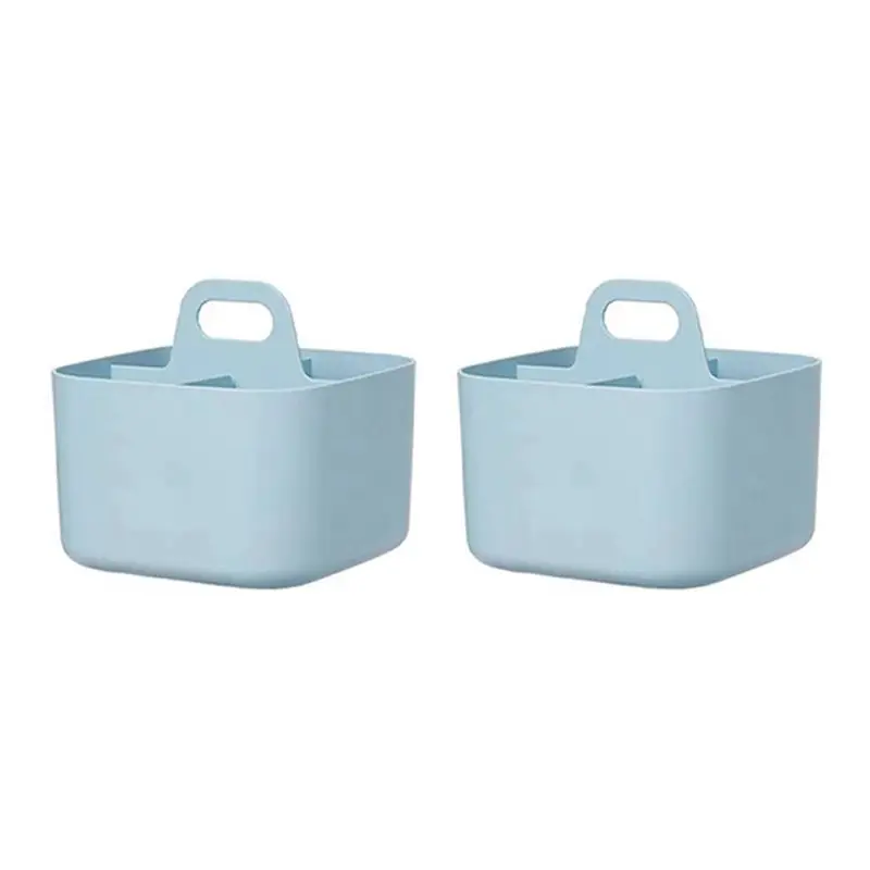 

AEF5-2 Piece Caddys Organizer Desk Caddys, Art Organizers And Storage Makeup Caddys Blue