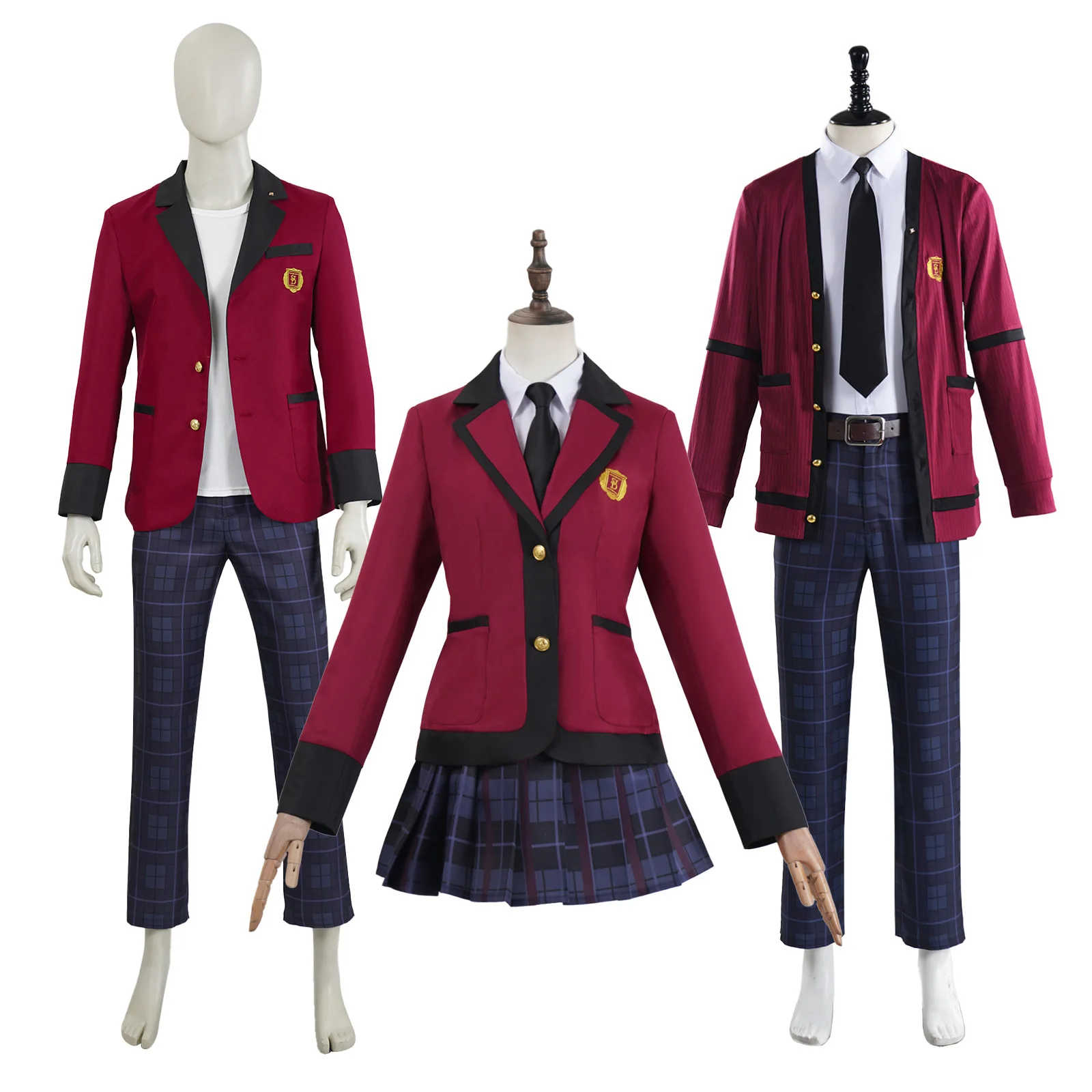 

Kazuya Sukizai's School Uniform Cosplay Costume From The Live-action Version Of "Baccano!" - Anime Stage Costume Cosplay Outfit