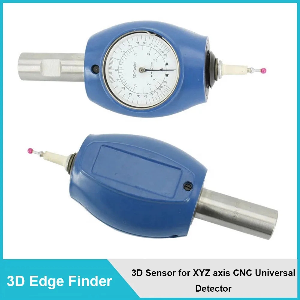Machine Tools 3D Edge Finder 3D Sensor for XYZ axis CNC Universal Detector Tool Dial Indicator Table