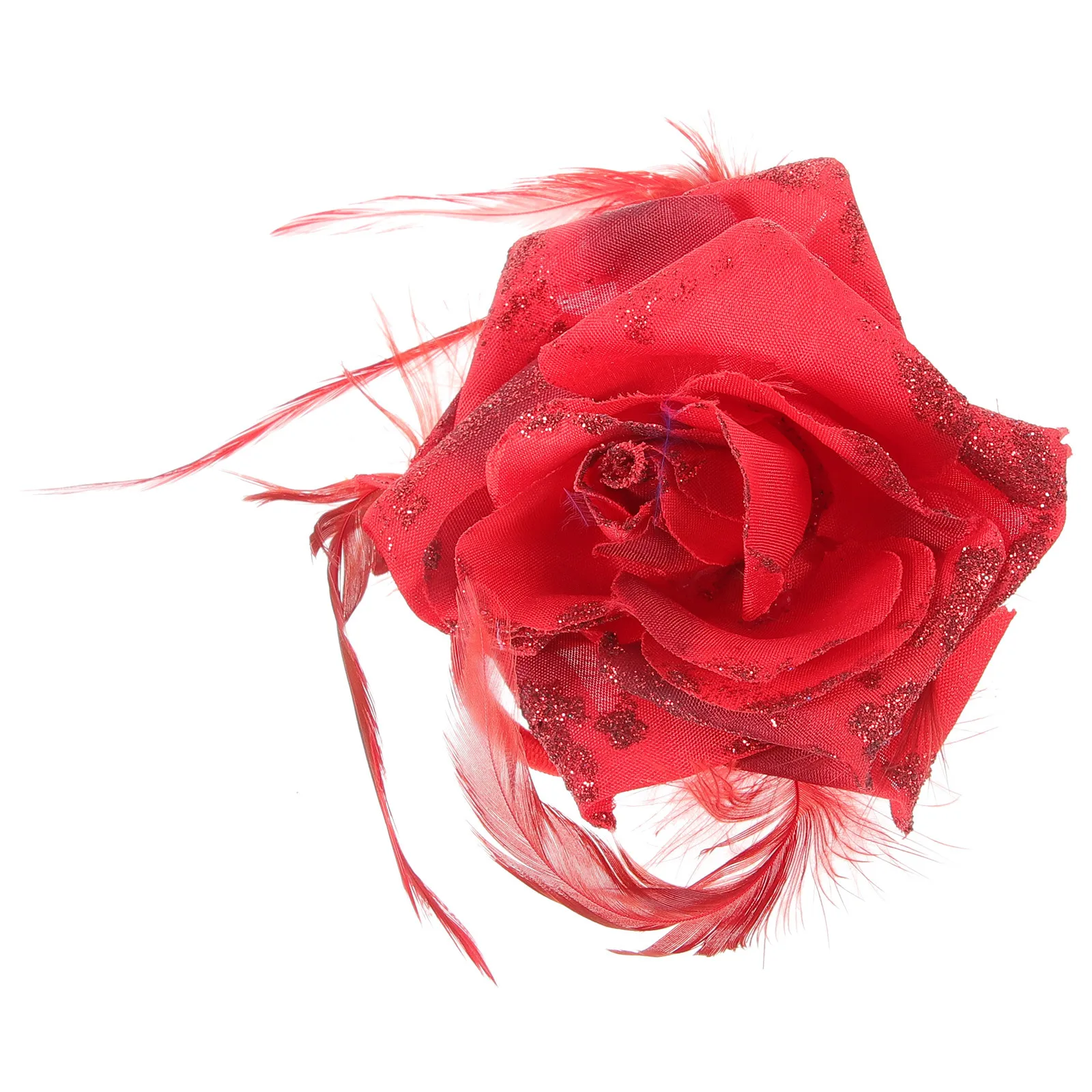 

Rose Floral Headpiece Exquisite Multi-Function Flower Hair Clip Bride Brooch Pin Hair Accessories for Weddings Performances