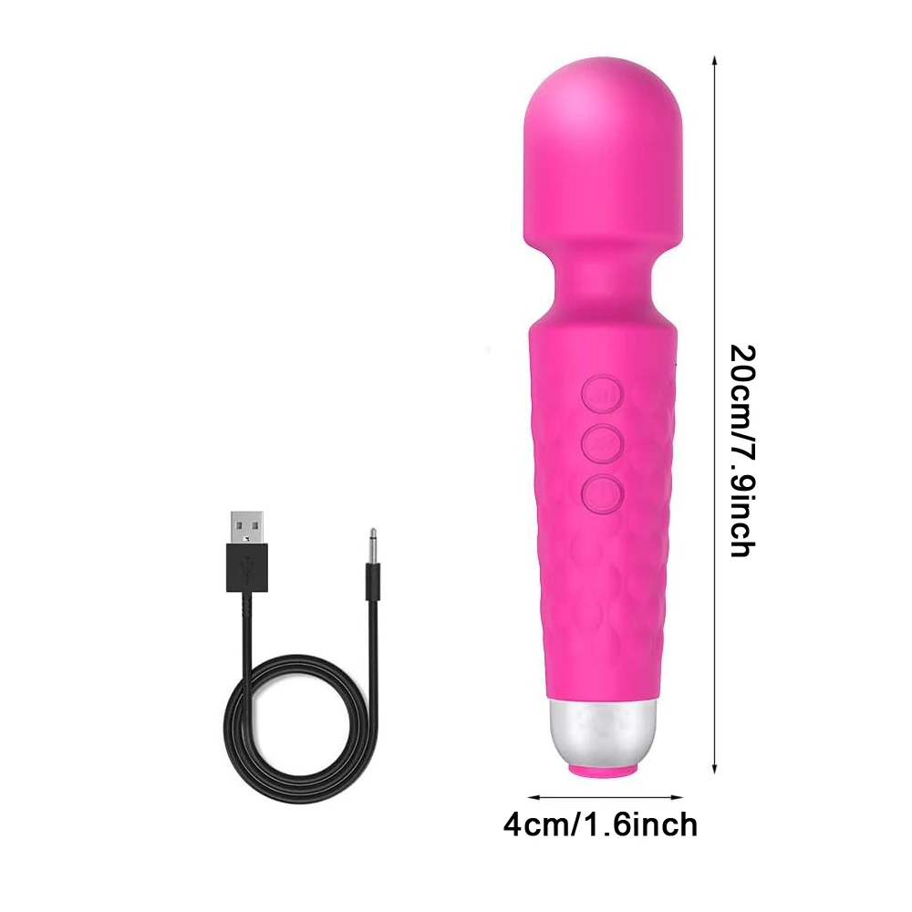 Silicone Waterproof Adult Sex Toys AV Wand Massager Vibrator Masturbation 3 Color Optior Sex Toys for Female Sexual Pleasure