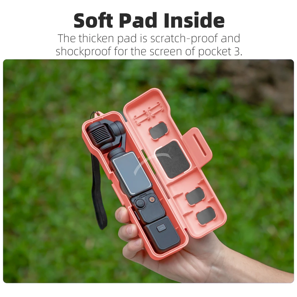 DJI Osmo Pocket 3 Protable 운반 가방 용 끈이있는 보호 케이스 DJI Pocket 3 액세서리 용 여행용 핸드백