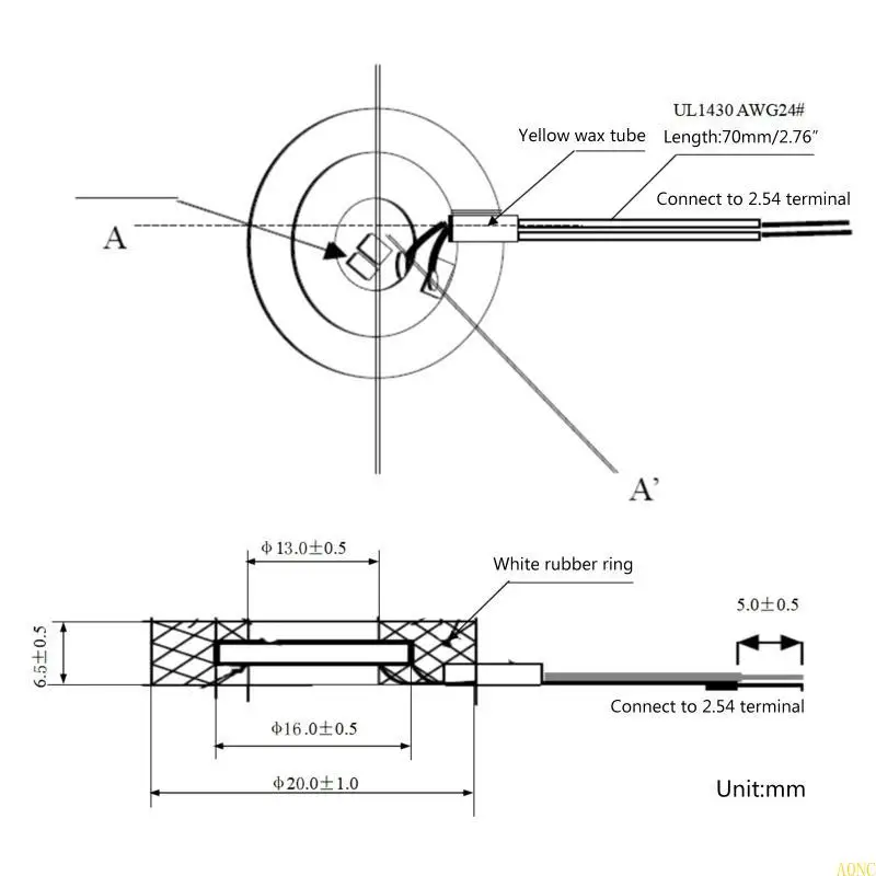 A0NC DIY Transducer Meaker เครื่องวัดเครื่องฉีดน้ำ Atomizer