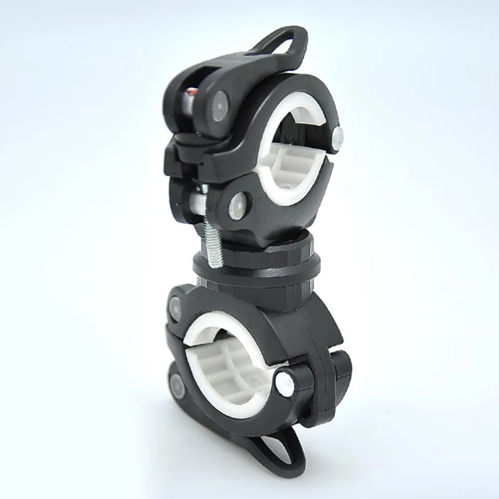 

360 Degree Light Holder Fixing Bracket Bike Handlebar Flashlight Mount Mountain