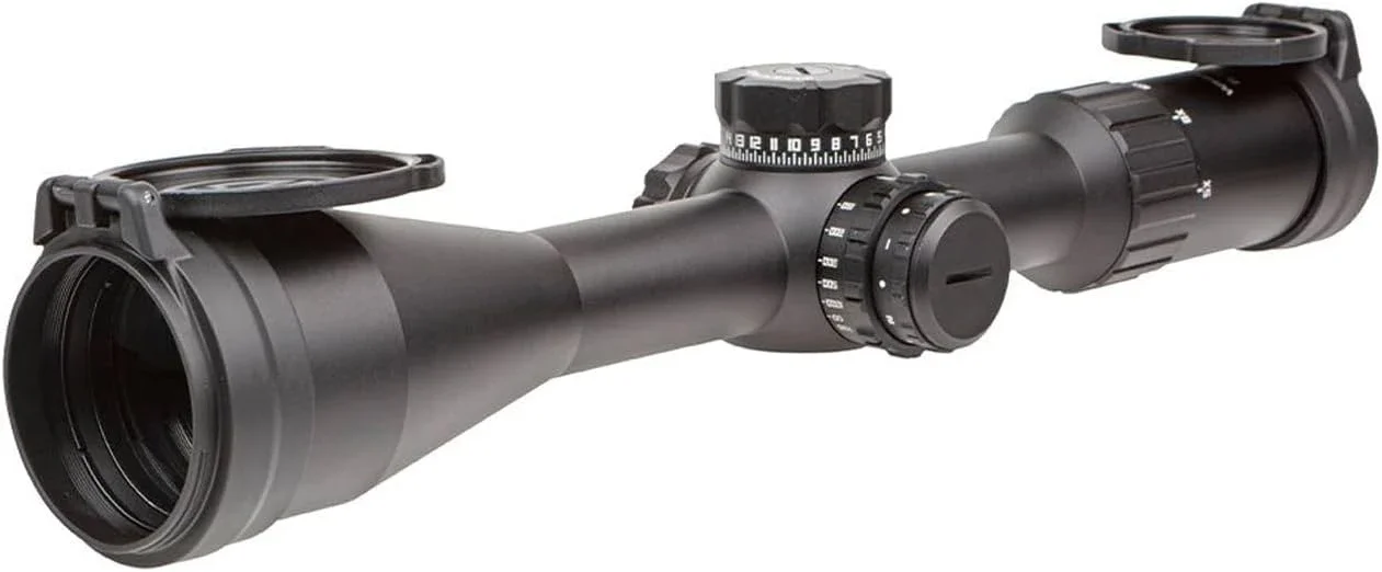 Shockproof Waterproof Fogproof Precise Black Hunting Rifle Scope - Flip-Back Lens Caps & Throw Lever Included