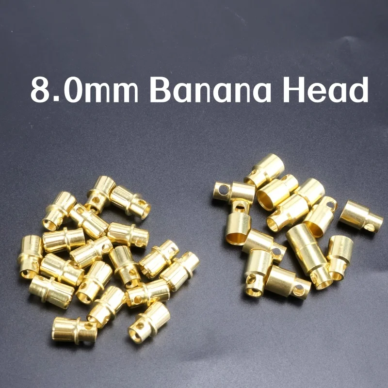 10/20 Paar 8 mm männliche/weibliche Bullet-Bananenstecker für Lipo-Akku, ESC, Motor, Fernbedienung, Spielzeugteile
