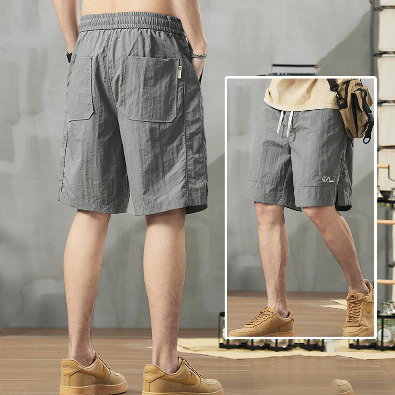 

Breathable New Five Inch Casual Shorts For Men Thin versatile Beach Pants Trendy Loose Straight Leg Summer