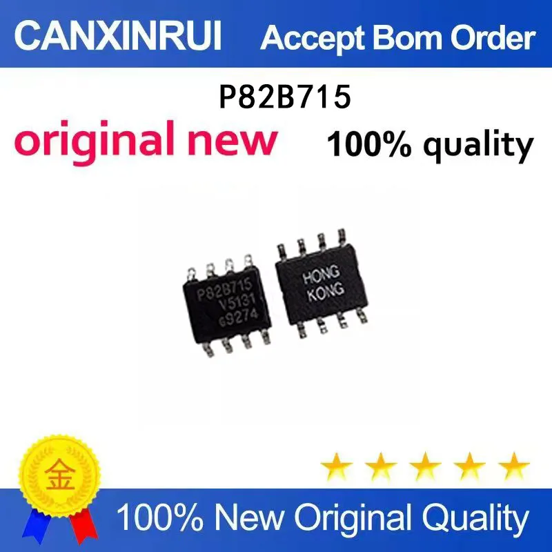 

(5-100 Pieces) Brand new original P82B715TD silk screen P82B715 package SOP8 signal buffer/repeater
