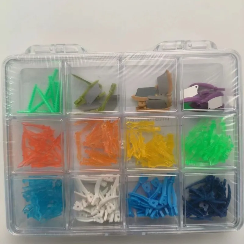 185Pcs/box Lab Plastic Wedge Set, Gap Wedge, Odorless and High Temperature Resistant s