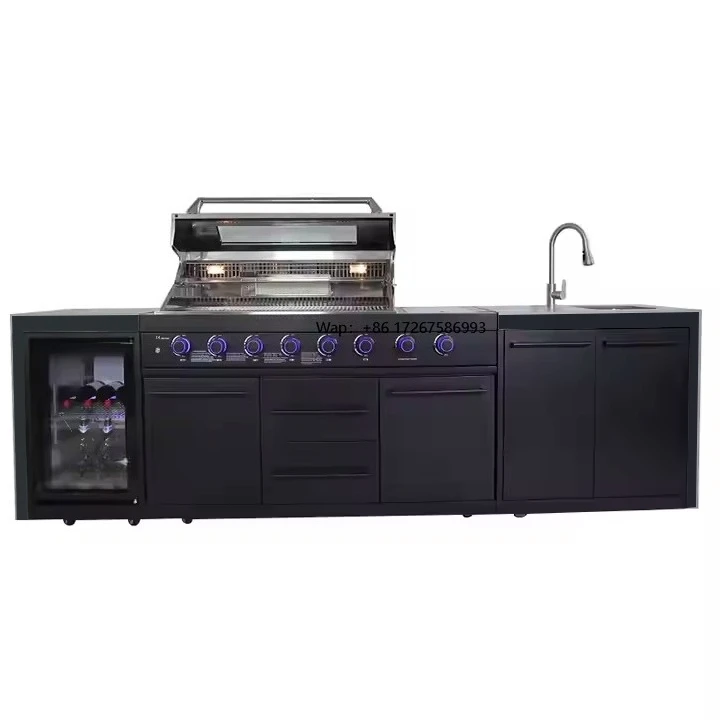 2025 New Factory Outdoor Novelty Gas Bbq Grills Kitchen Steak Mutton Quickly Heating Multifunction Outdoor Bbq Grills