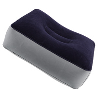 Inflatable Footrest Travel Pillow Camping Chair Attachment Portable PVC Flocking Mattress Self Inflating Mat Airplane Foot Rest