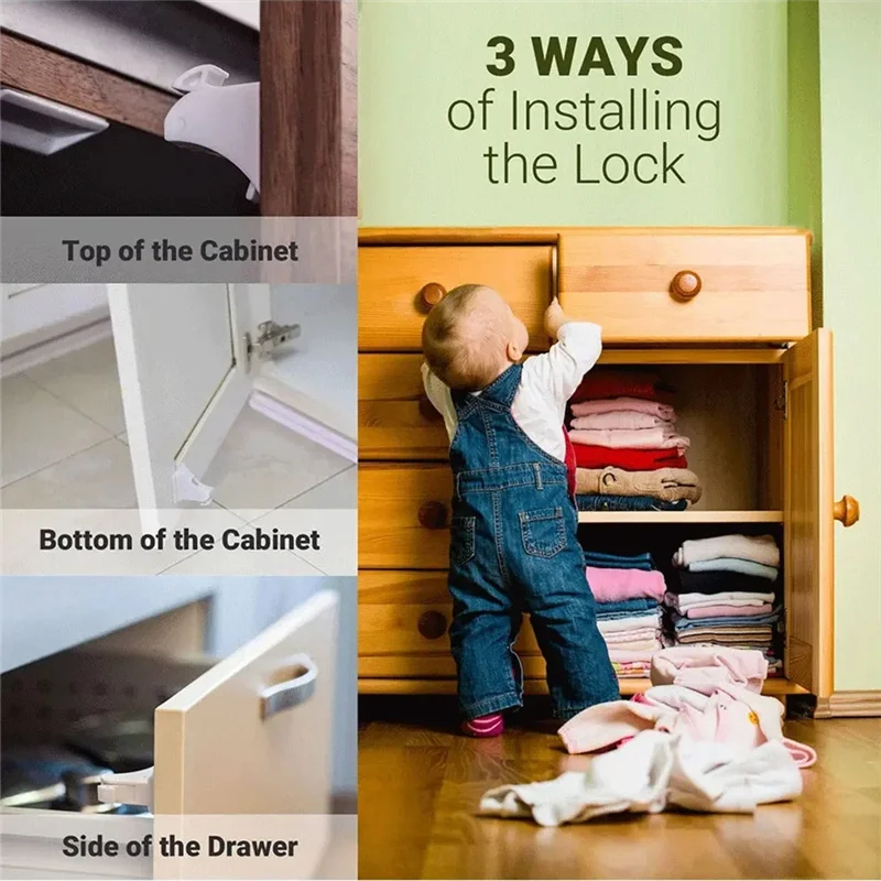 T84c-travas de segurança infantis fechaduras magnéticas à prova de bebês para gavetas armário crianças proteção sistemas de segurança à prova de crianças casa