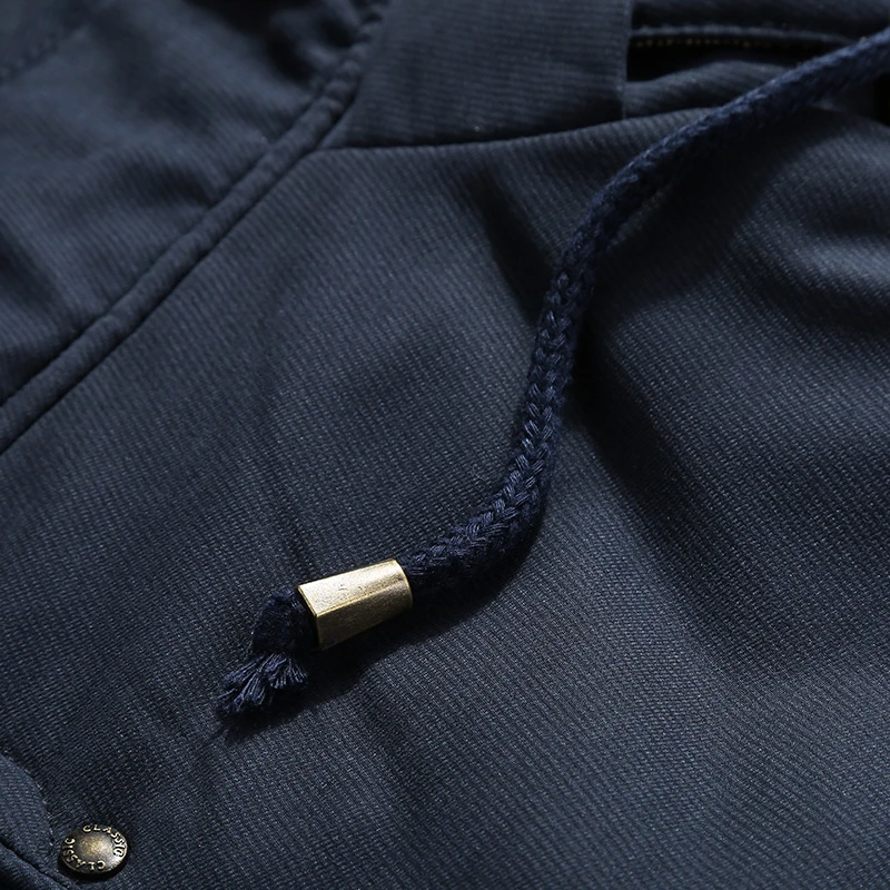 Men Winter New Windproof Hooded Thick Fleece Warm Parka Men Fashion Brand Coat Men Classic Casual Parka Jacket Men Size 6XL