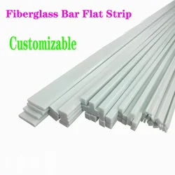 Fiberglass Rod Flat Strip Glass Fiber Square Bar Hard Reinforced Plastic Support Insulation Strip High Temperature Resistance