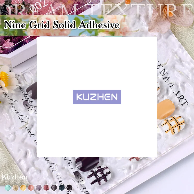 

9-colors Gradient Painting Gel Nail Polish Patting Glue Smudge Canned High Saturation Popular Semi-Solid Nail Lasting Palette