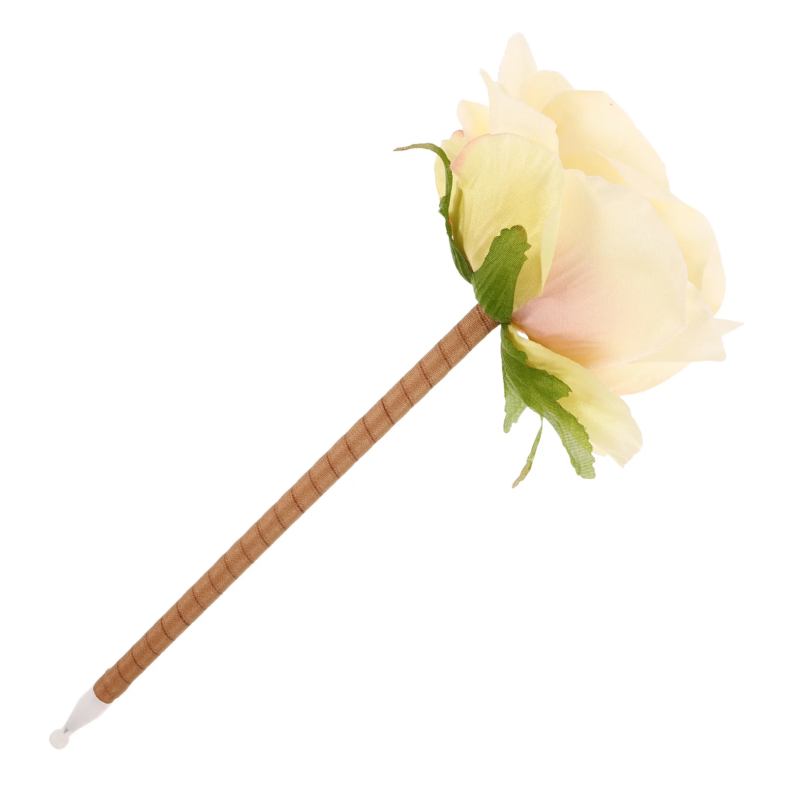 

Simulated Bouquet Pen Decorative Ballpoint Pens Artificial Flowers Pink Epiphyllum Long Handle Comfortable Writing Mother's Day