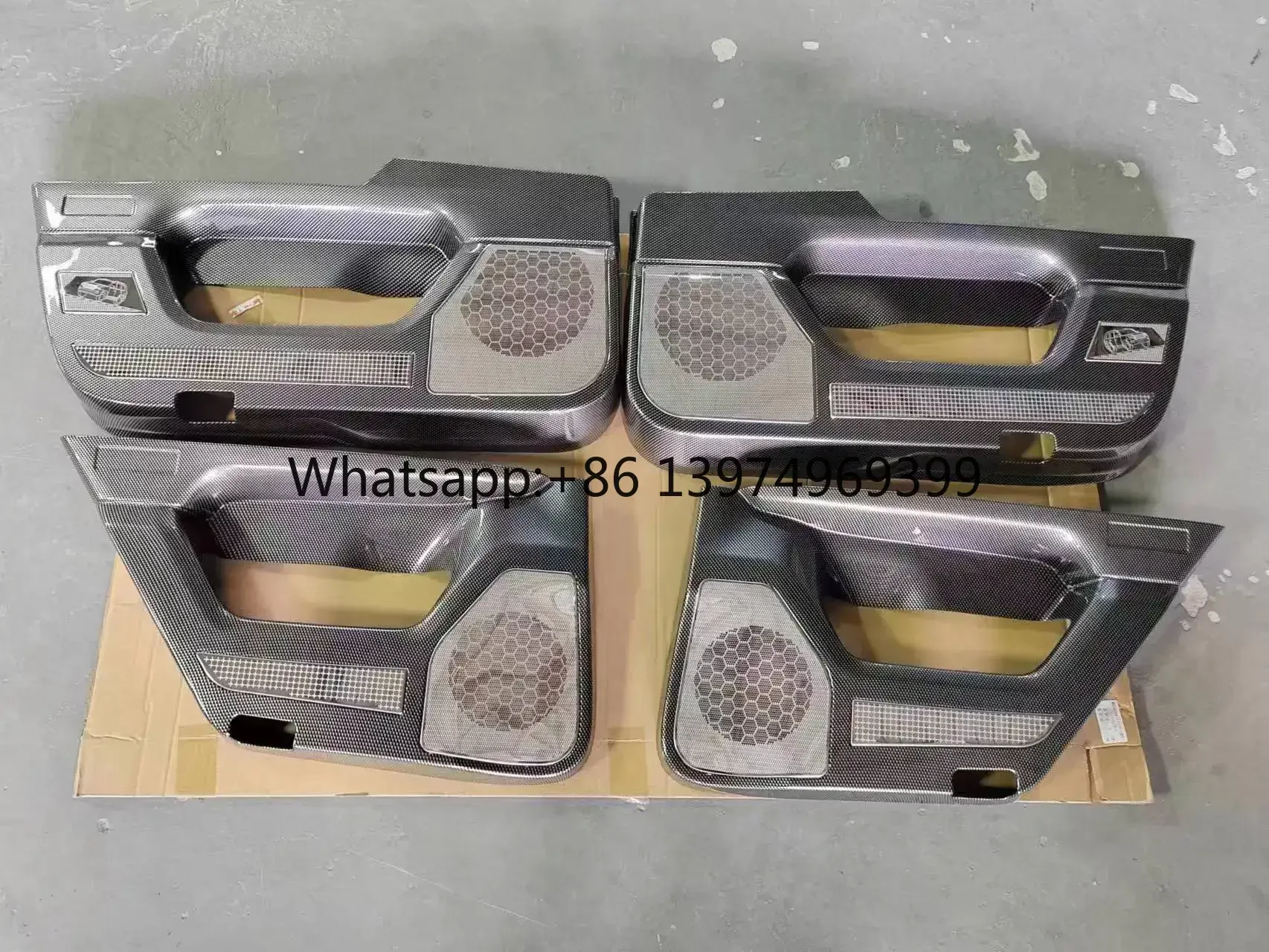 Interior Door An-ti Kick Protective Cover Decoration Trim for Toyota Land Cruiser 300 2022 2023 Accessories