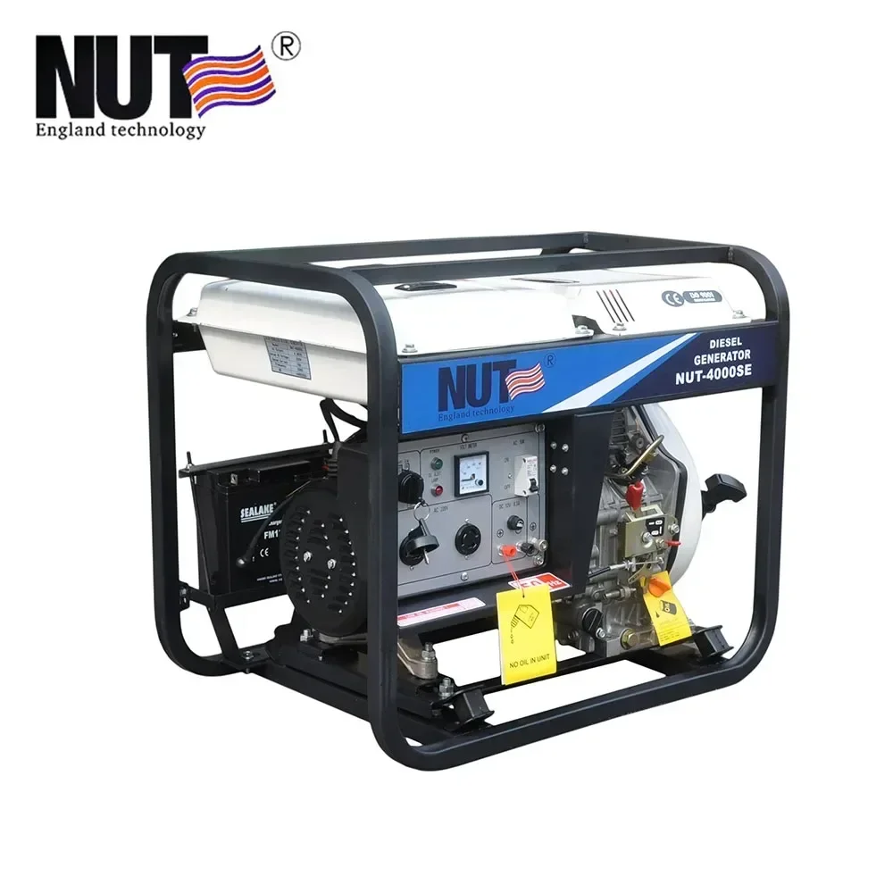 NUT 2.5kva 3kva 5kva Generator Portable Generator Groupe Home Diesel Generators