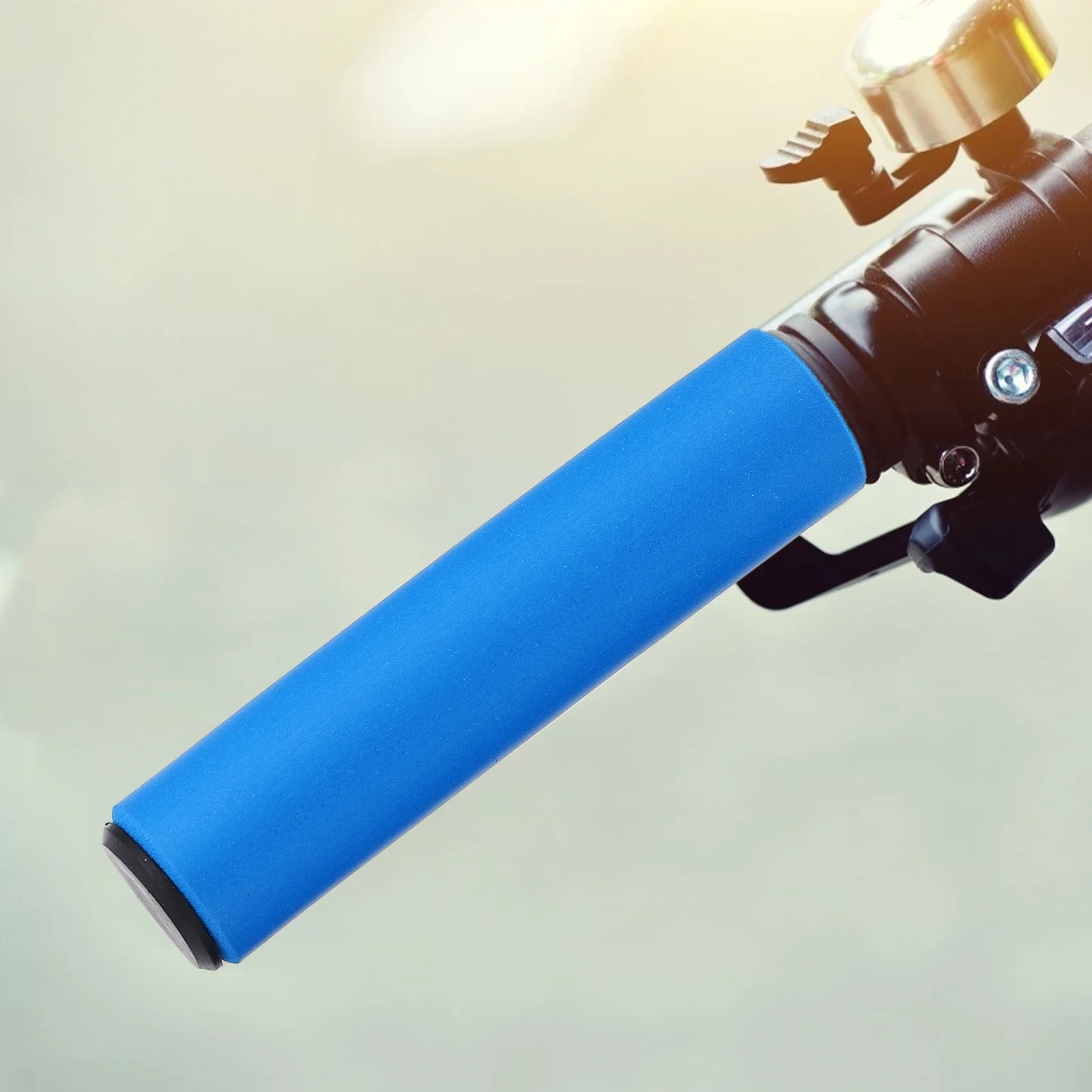 2Pairs Bike Sponge Handle Covers Anti-Skid Absorbent Grips Easy Install Cycling Handlebar Grip Mountain Bike