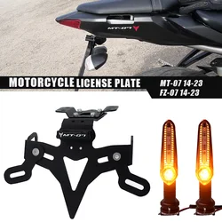 Titular da placa da motocicleta, Fender Eliminator Suporte de Registro, Yamaha MT-07 FZ-07, 2013-2021, 2022, 2023