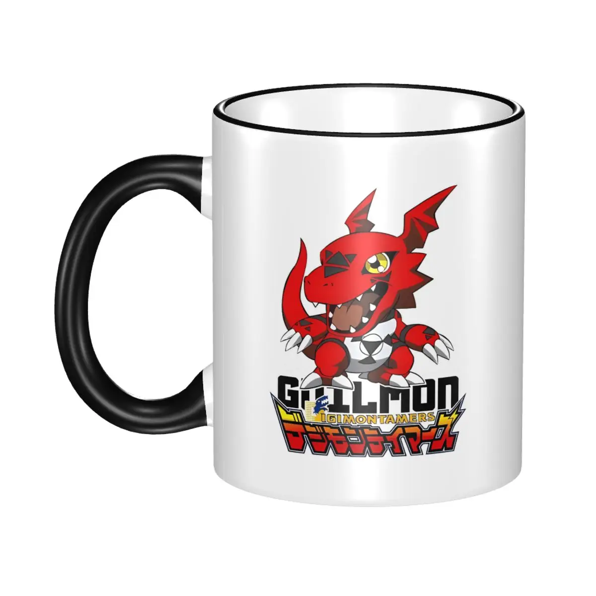 

2025 Digimon Tamers Guilmon Accessories Mugs Cute Tea Cup