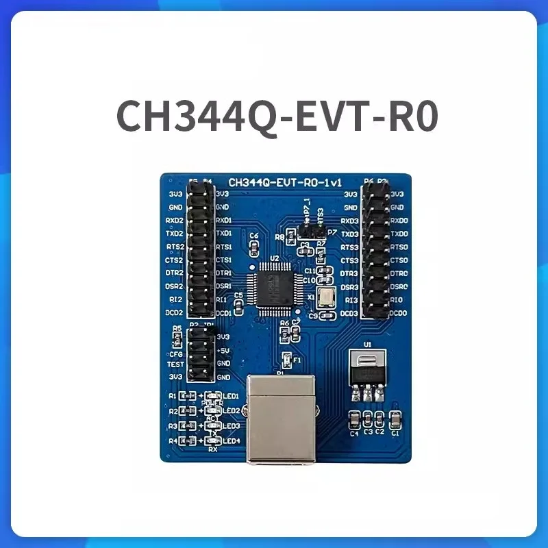 CH344Q-EVT USB to 4 Serial Evaluation Board