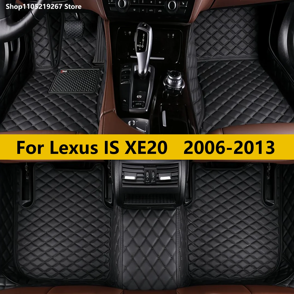

Car Floor Mats For Lexus IS XE20 2006 2007 2008 2009 2010 2011 2012 2013 Carpets Leather Mat Durable Rugs Anti Dirty Pad Set