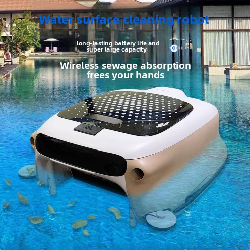 

Wireless Pool Surface Cleaner Robot Skimmer Cleaner Automatic Vacuum Cleaner Fish Pool Surface Suction Machine Water Tortoise