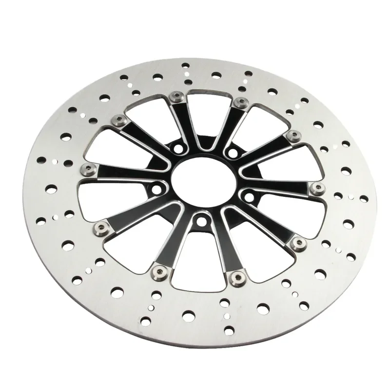 11.8-Inch Front Wheel Brake Disc for 08-19 Modified Cruiser Touring Series Steel Floating Rotor