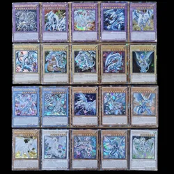 72Pcs Yu Gi Oh Japońskie anime 72 Różne angielskie skrzydło smoka smoka gigantyczny żołnierz niebo smok fiszka zabawki dla dzieci prezenty