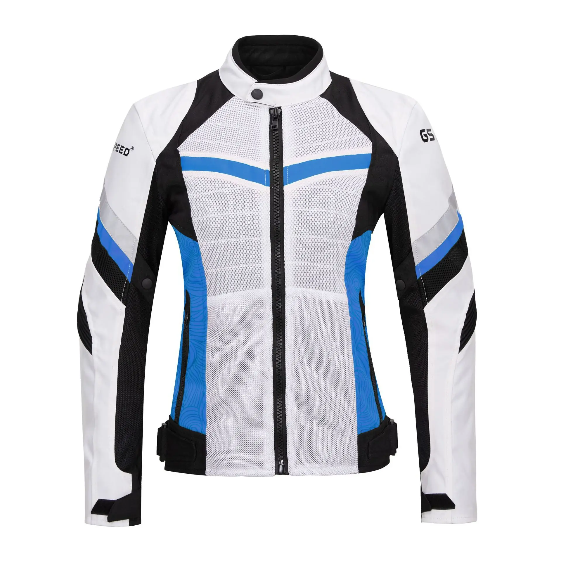 Giacca da Moto blu per giacca da Moto da donna 4 stagioni giacca da Moto estiva in tessuto composito abbigliamento da Moto traspirante