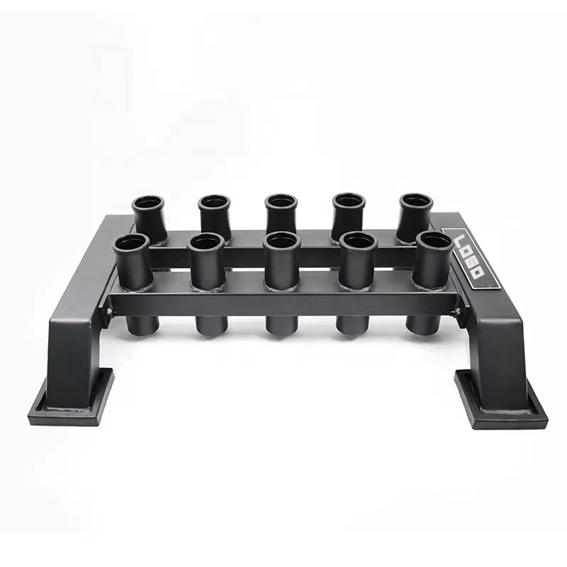 

Commercial Grade Indoor Home Gym 10 Bars Barbell Bar Storage Holder Rack Stand