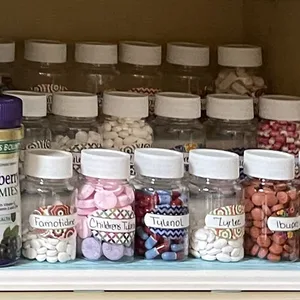 Reloadable Dichtflaschen, Reagenzflaschenbehälter, Plastikschraube Deckel, 15 ml, 20 ml, 30 ml, 50 ml, 100 ml, 10pcs 8 Hauptverkaufsflasche 20 ml - №6