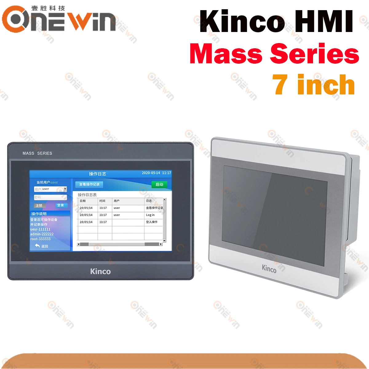 Kinco 7 Inch HMI Mass M2070H M2070HE MT070 MT070C MT070E MT070E-4G HMI Touch Screen Human Machine Interface M1 M2 Series