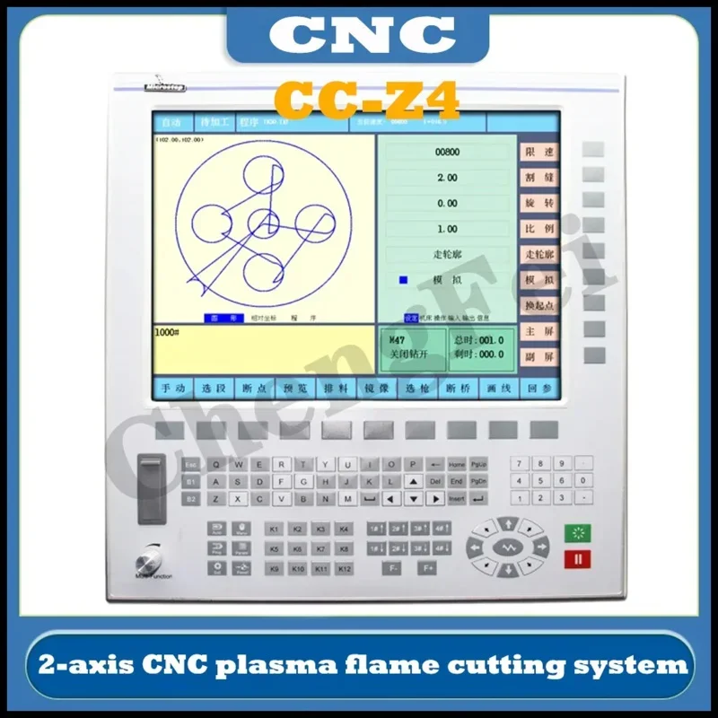 

CNC Cc-Z4 2-Axis Controller Offline System For Plasma And Oxy-Fuel Large Cutting Machines Cyclmotion