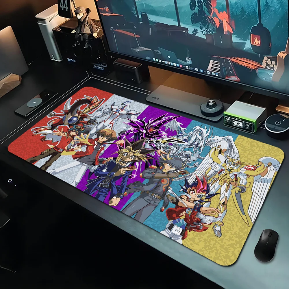 Cartoon Anime Yu-Gi-Oh MONSTER CARD Mousepad Boy Pad Natural Rubber Gaming Desk Mat Size for Gameing World of tanks CS GO Zelda