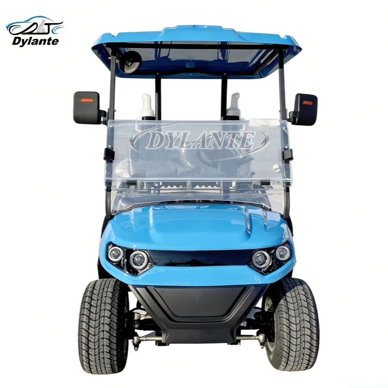 

2026 Low Price Approved High Quality Golf Car 2 4 Seats With Golf Bag Holder 48/60/72V Electric Utility Golf Cart