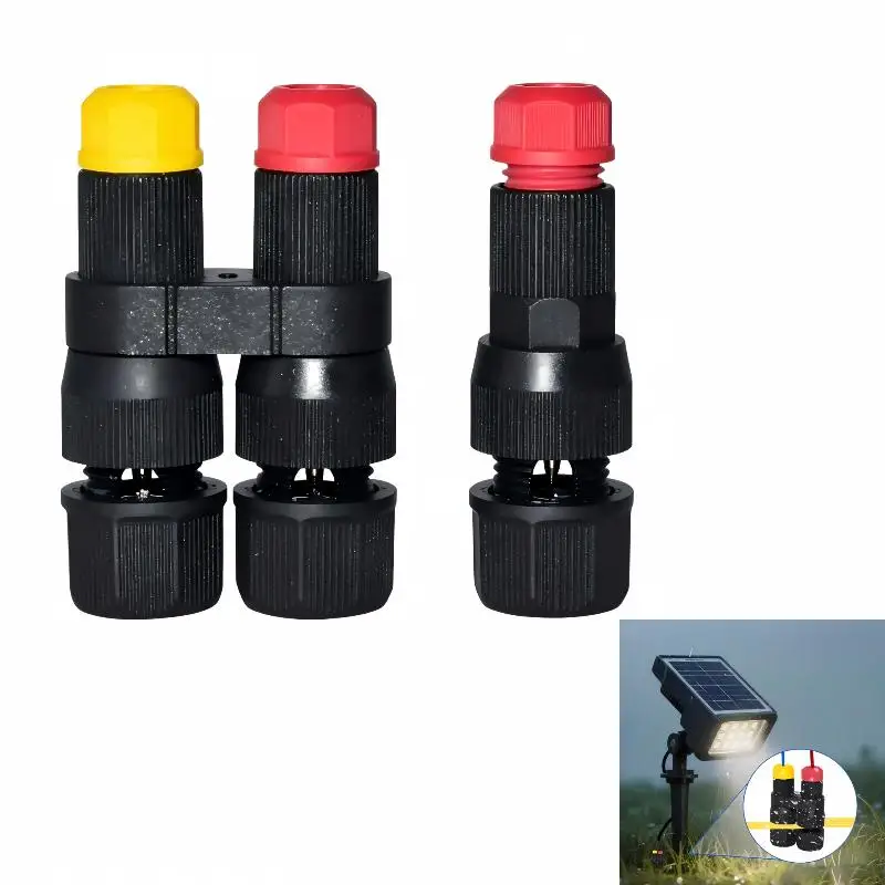 Waterproof Connector Twisted Low-voltage Wire Connector DC12/24V Landscape Lighting Easy Puncture Branch Connector