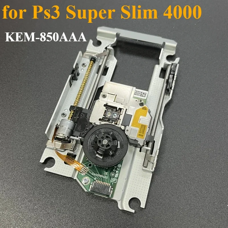 عدسة الليزر الأصلية KEM-850AAA (KES-850A KEM-850PHA) مع آلية سطح السفينة لسوني بلاي ستيشن 3 لـ PS3 Super Slim CECH 4000