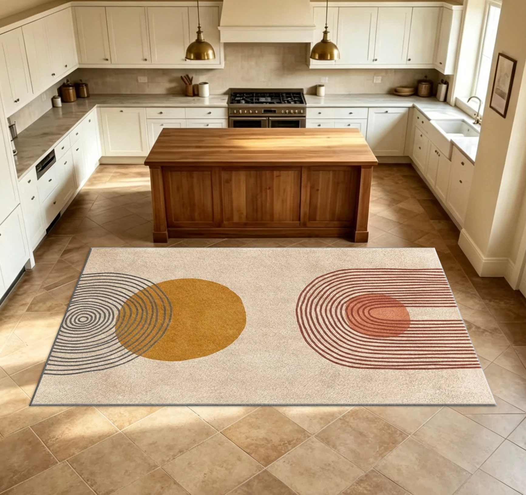 Tappeto Geometrico Astratto Bo - Printed Rug Abstract recensione e prezzo
