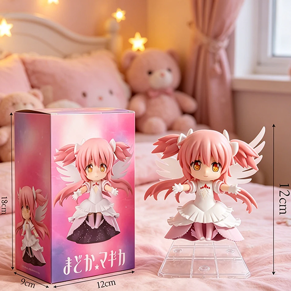 Anime Puella Magi Madoka Figur Magica Puppen Spielzeug Kaname Madoka Actionfigur Magic Girl PVC-Modell Deko-Statue Weihnachtsgeschenke – Detail 8