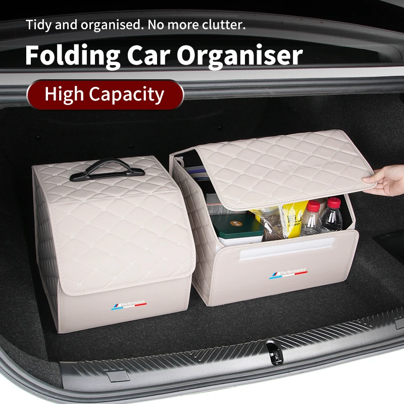 Car Trunk Organizer Box Tools Storage Bag For BMW X1 X2 X3 X4 X5 X6 X7 G20 G30 6GT E46 E90 E60 F10 E39 F30 E36 F20 E87 E70 E91