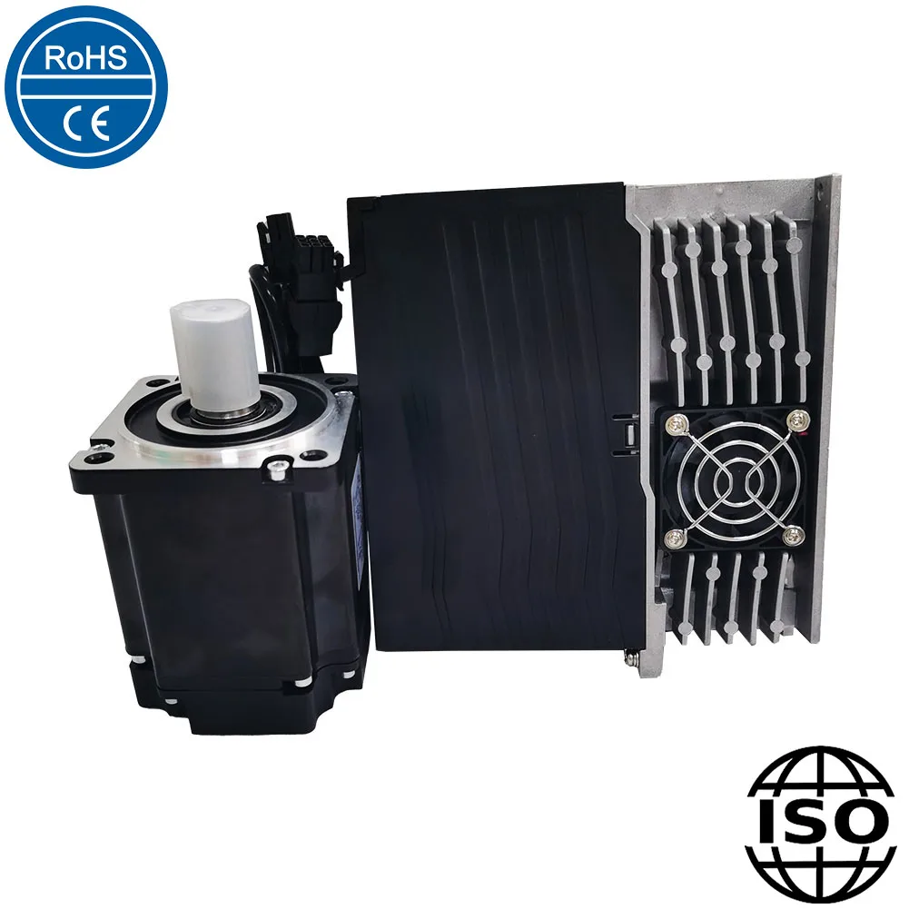 Servo Motor 200w 400w 750w 1kw 3kw CNC  Ac 60 Servo Ac Motor for Cnc Milling Lathe Machine