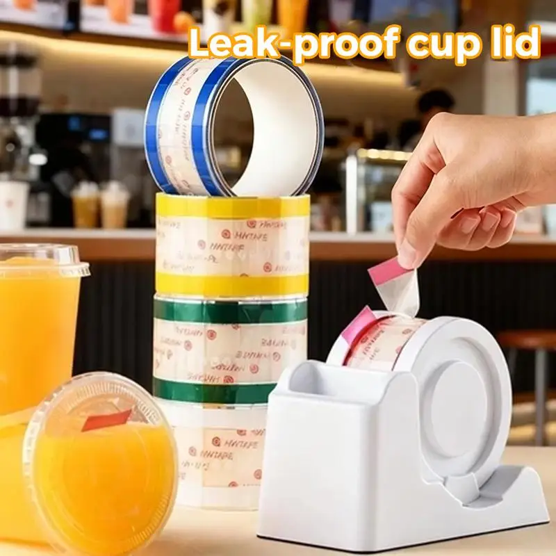 Individual Sticker Seals Bubble Tea Cup Sealing Stickers 360/460 Sheets Per Pack Preventing Spills And Ensuring A Tight Seal
