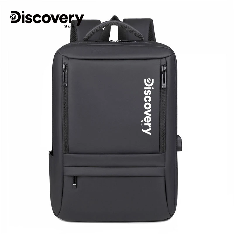 DISCOVERY-SUN Laptop Backpack Anti-theft Waterproof School Backpacks USB Charging Men Business Travel Bag Backpack New Design