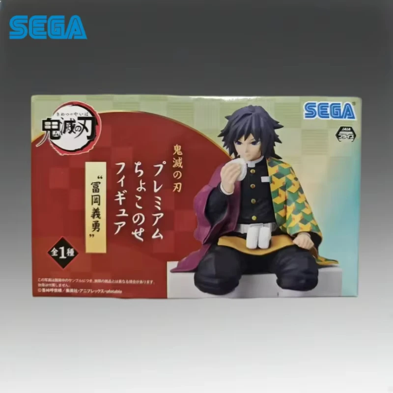 En Existencia, Figura de Anime Original de S E G A, Kimetsu No Yaiba, Tomioka Giyuu en Postura Sentada, Modelo de Personaje, Juguete, Estatua, Adorno