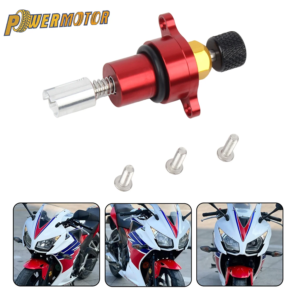 Motorcycle Throttle Manual Adjustment Valve Suitable Modified IACV for HONDA Kawasaki CBR150 Cbr250r Cmx250 Cbr300r Ninja 250sl